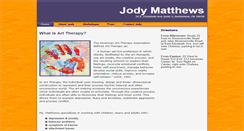 Desktop Screenshot of jodymatthewsarttherapy.com